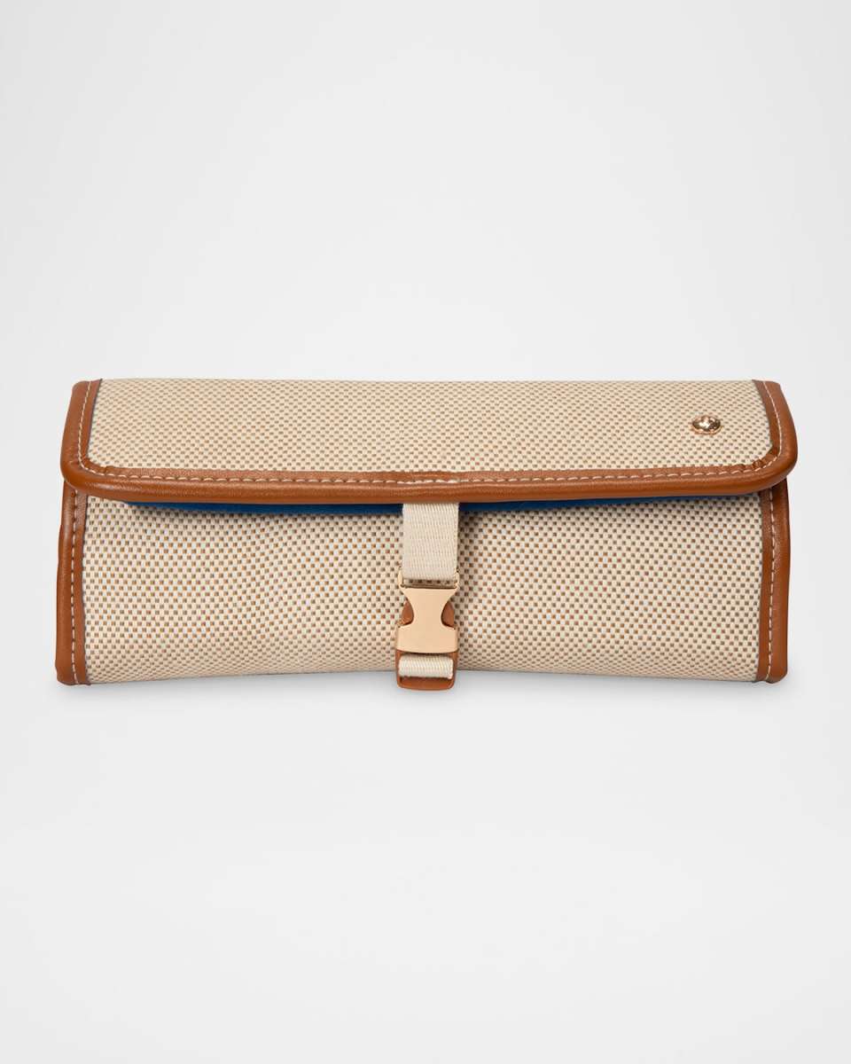 Tropea Ivory Ashley Jewelry Roll